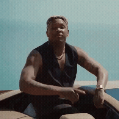 Man Sitting In Car On Boat GIF