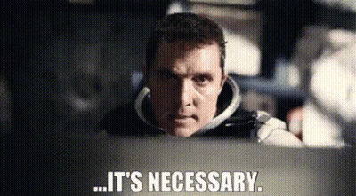 Man Sitting In Car Saying It's Necessary GIF