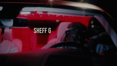 Man Sitting In Car Saying Sheff G GIF