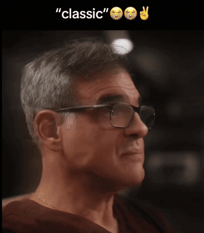 Man Sitting In Car With Letters A And MC GIF