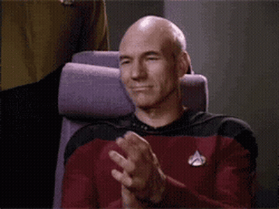 Man Sitting In Chair Clapping GIF