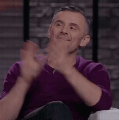 Man Sitting In Chair Clapping GIF