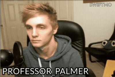 Man Sitting In Chair Professor Palmer GIF