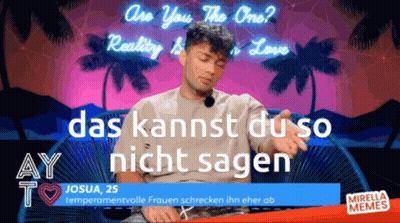 Man Sitting In Chair Saying Das Kannst Du So Nicht Sagen GIF