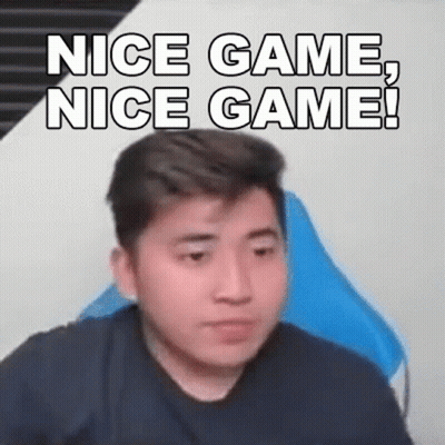 Man Sitting In Chair Saying Nice Game Nice Game GIF