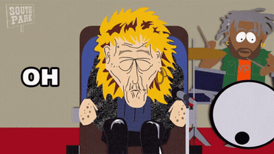 Man Sitting In Chair Saying Oh GIF