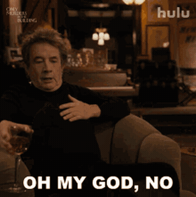 Man Sitting In Chair Saying Oh My God No With Beer GIF