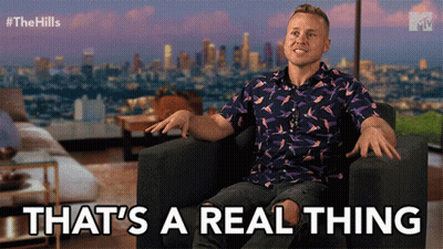 Man Sitting In Chair Saying That's A Real Thing GIF