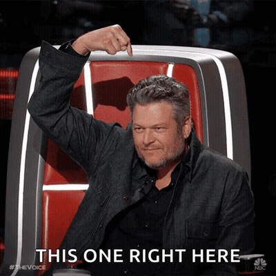 Man Sitting In Chair Saying This One Right Here GIF