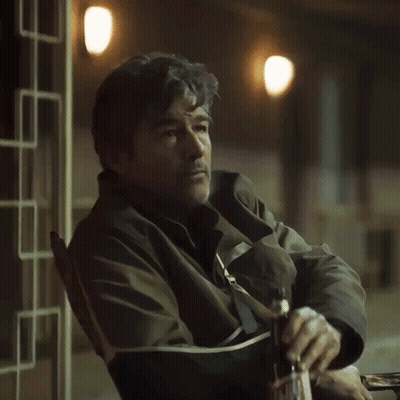 Man Sitting In Chair Saying Where Did You Hear That GIF