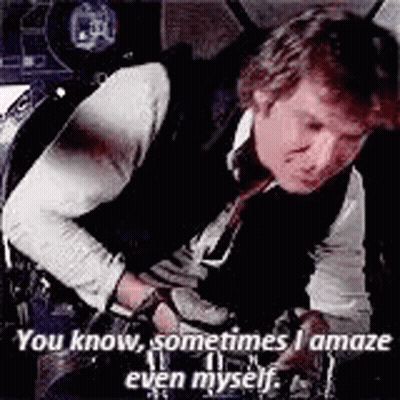 Man Sitting In Chair Talking To Himself GIF
