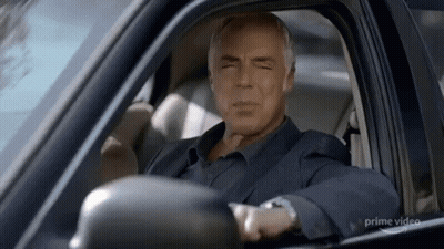 Man Sitting In Driver's Seat GIF