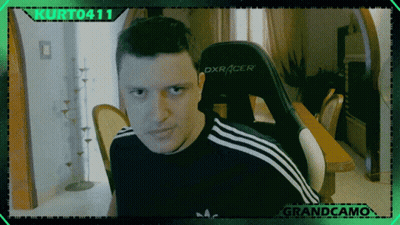Man Sitting In DXRacer Chair GIF