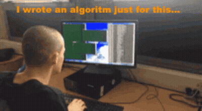 Man Sitting In Front Of Computer GIF