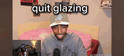 Man Sitting In Front Of Microphone Quit Glazing GIF