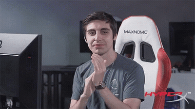 Man Sitting In Gaming Chair GIF