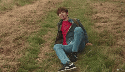 Man Sitting In Grass Saying I Dont Know What That Is GIF