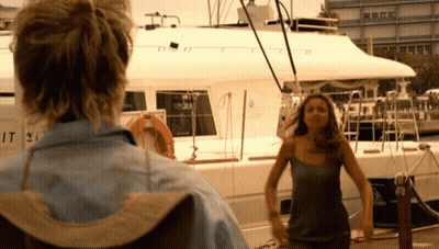 Man Sitting In Hammock Saying I'm Sorry GIF