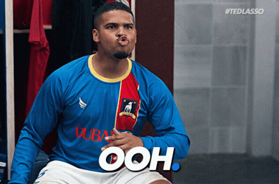 Man Sitting In Locker Room Ooh Shirt GIF