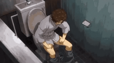 Man Sitting On Bed Holding Toilet Paper Saying I Needed Toilet Paper Bad GIF