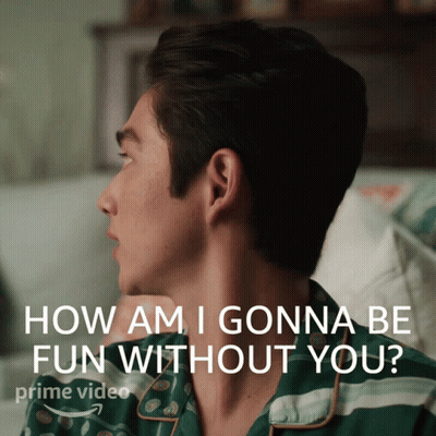 Man Sitting On Bed Saying How Am I Gonna Be Fun Without You GIF