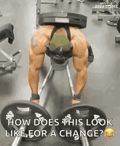 Man Sitting On Bench With Barbell GIF