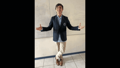 Man Sitting On Chair With Legs Crossed GIF