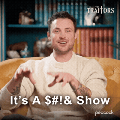 Man Sitting On Couch It's A $#!& Show GIF