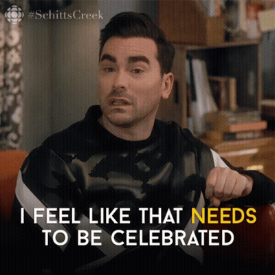 Man Sitting On Couch Saying I Feel Like That Needs To Be Celebrated GIF