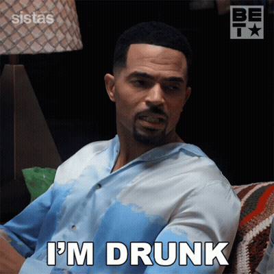 Man Sitting On Couch Saying Im Drunk GIF