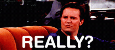 Man Sitting On Couch Saying Really GIF