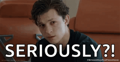Man Sitting On Couch Saying Seriously GIF