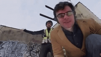 Man Sitting On Couch Says It's Business Time GIF