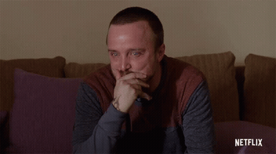 Man Sitting On Couch Watching Netflix GIF