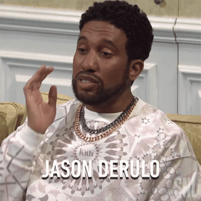 Man Sitting On Couch With Jason Derulo GIF