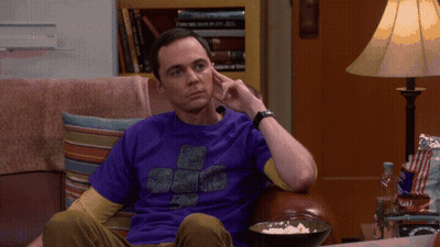 Man Sitting On Couch With Popcorn GIF