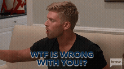 Man Sitting On Couch Wtf Is Wrong With You GIF