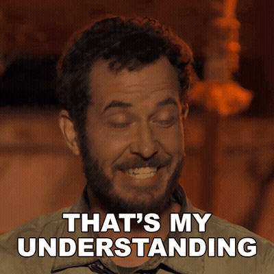 Man Sitting On Rock Saying I Feel Like A Kid GIF