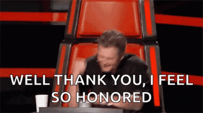 Man Sitting On Stage Says Well Thank You I Feel So Honored GIF