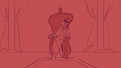 Man Sitting On Throne Saying Get Down GIF