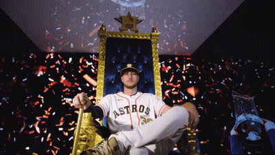 Man Sitting On Throne Wearing Astros Shirt GIF