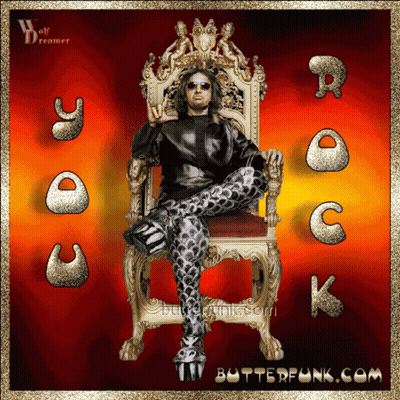 Man Sitting On Throne With Butterpunk.com GIF
