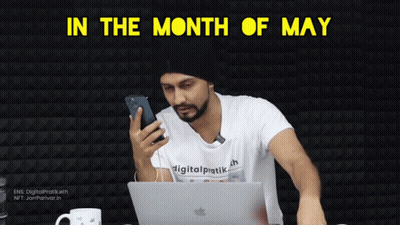 Man Sitting With Apple Laptop And Phone GIF
