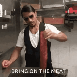 Man Slapping The Meat GIF