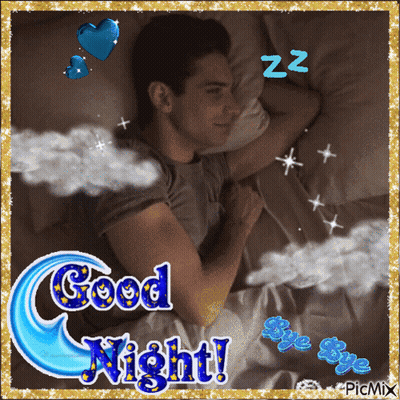 Man Sleeping Good Night GIF