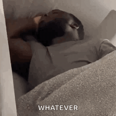Man Sleeping In Bed GIF