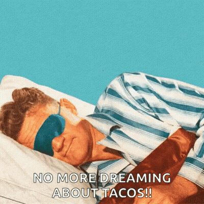 Man Sleeping With Blue Eye Mask No More Dreaming GIF
