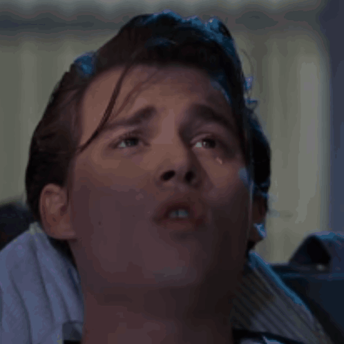 Man Sleeping With Hand On Head GIF