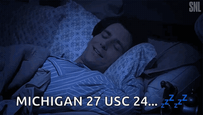 Man Sleeping With Michigan 27 USC 24 GIF