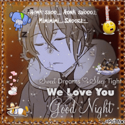 Man Sleeping With Sweet Dreams GIF